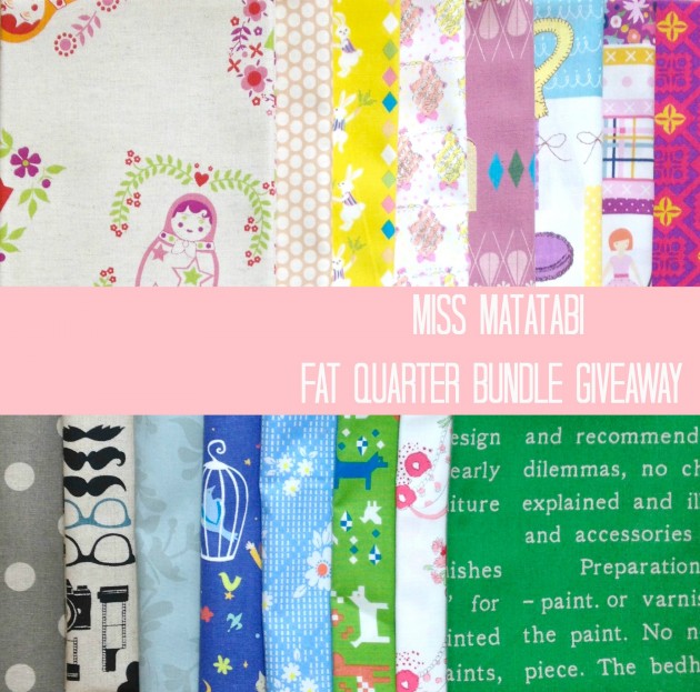 fat quarter bundle giveaway : miss matatabi