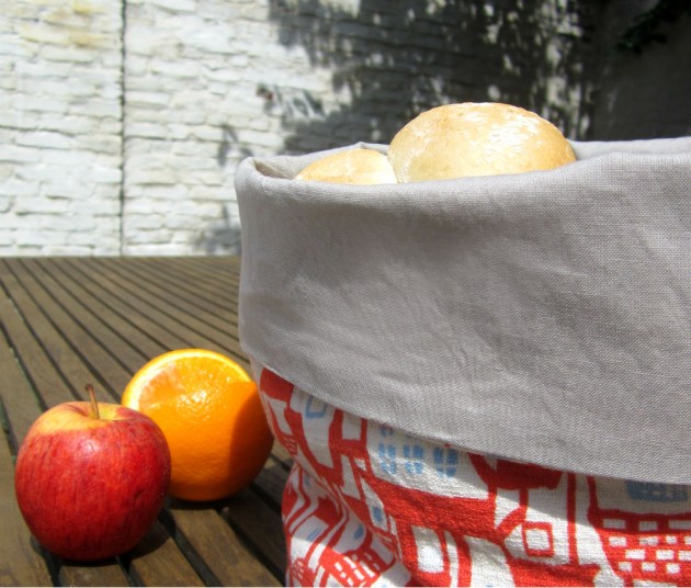 fabric basket : straightgrain